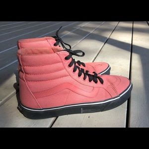 Vans Sk8-Hi Reissue Sneakers Coral/Black